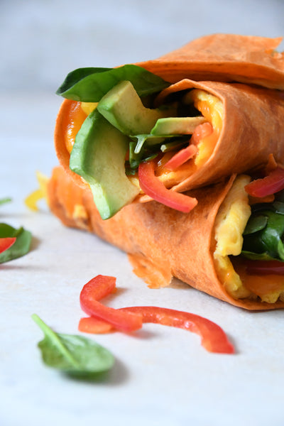 Quick and Easy Red Pepper Wraps