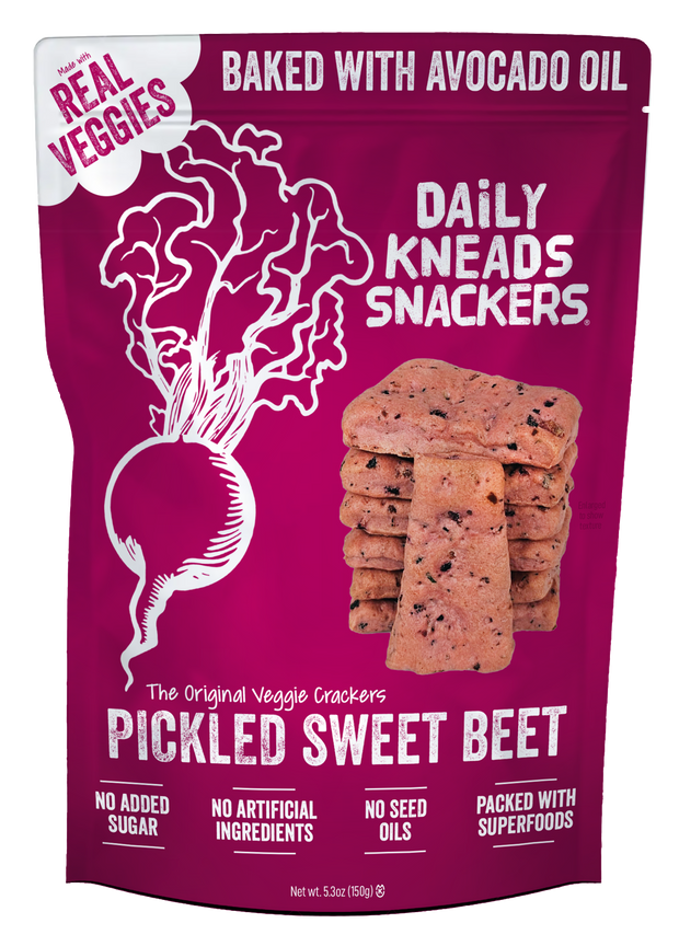 Daily Kneads Pickled Sweet Beet Snacker Crackers