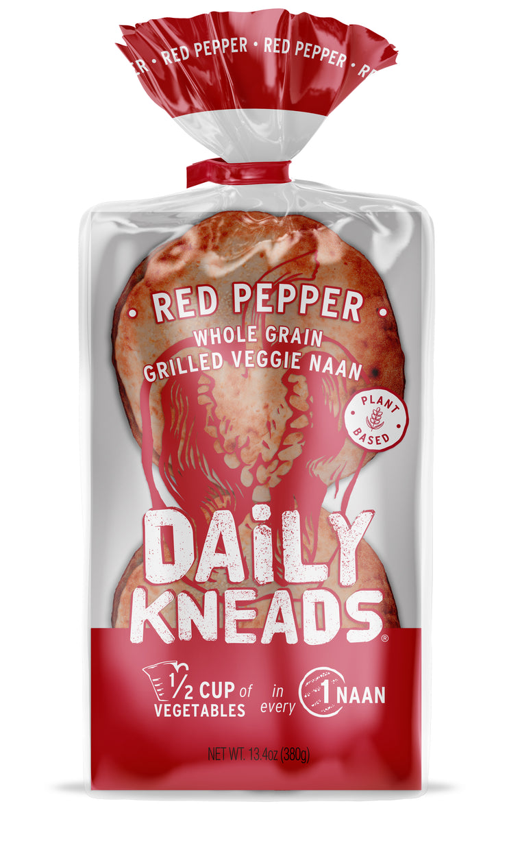 Red Pepper Grilled Naan (4 per pack)